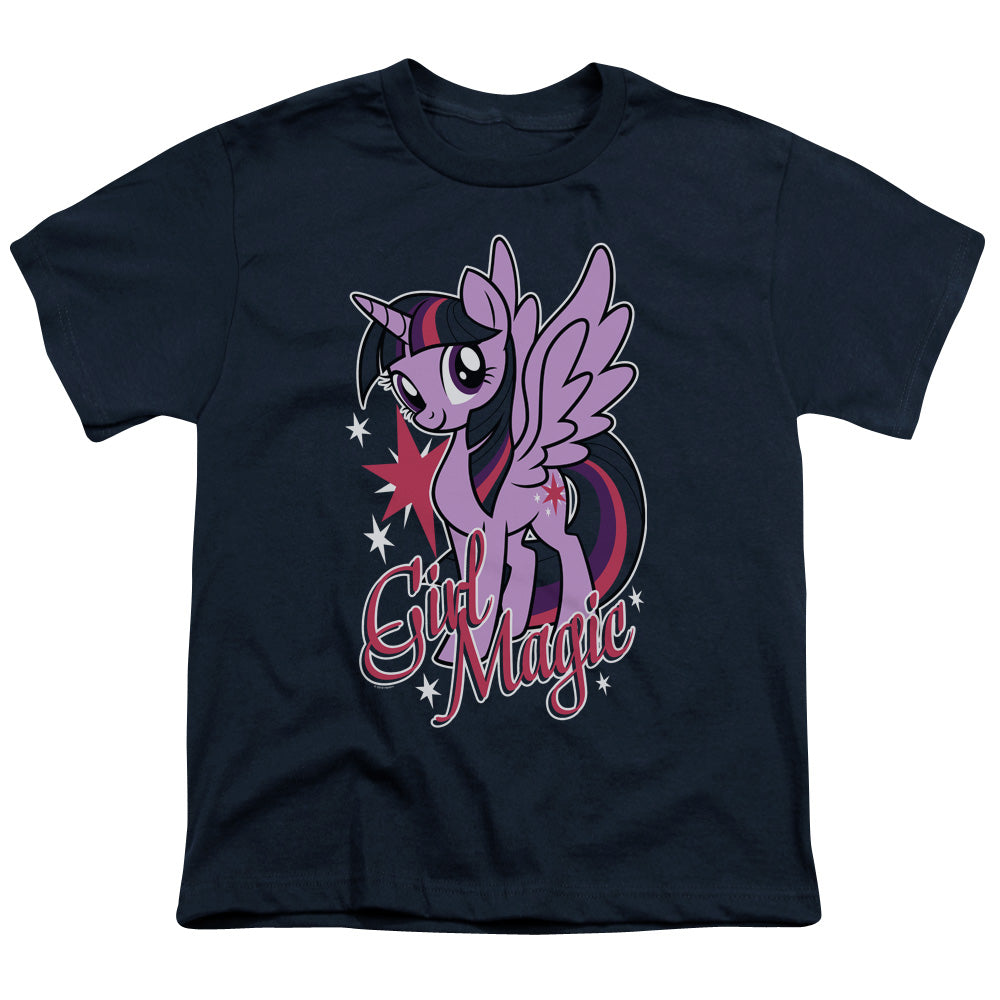 My Little Pony Tv Girl Magic Kids Youth T Shirt Navy Blue Officially Licensed