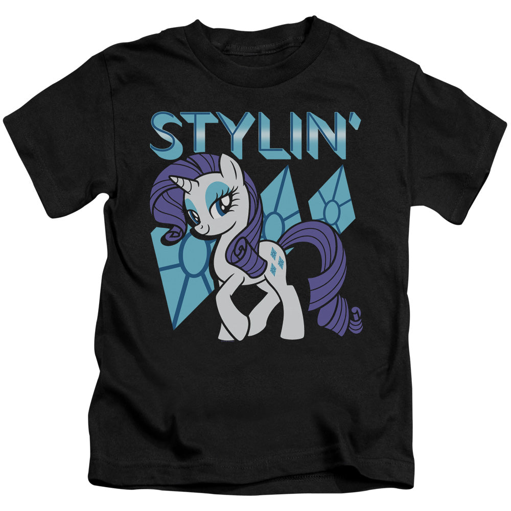My Little Pony Tv Stylin Juvenile Kids Youth T Shirt Black Officially Licensed