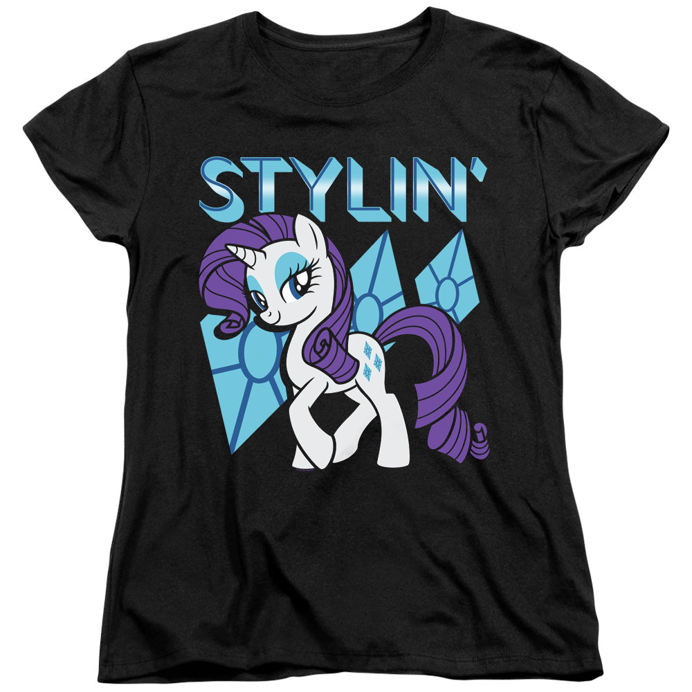 My Little Pony Tv Stylin Womens T Shirt Black Officially Licensed