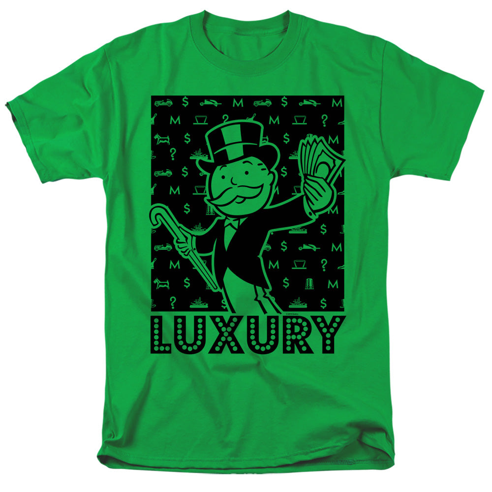 Monopoly Luxury Mens T Shirt Kelly Green Officially Licensed