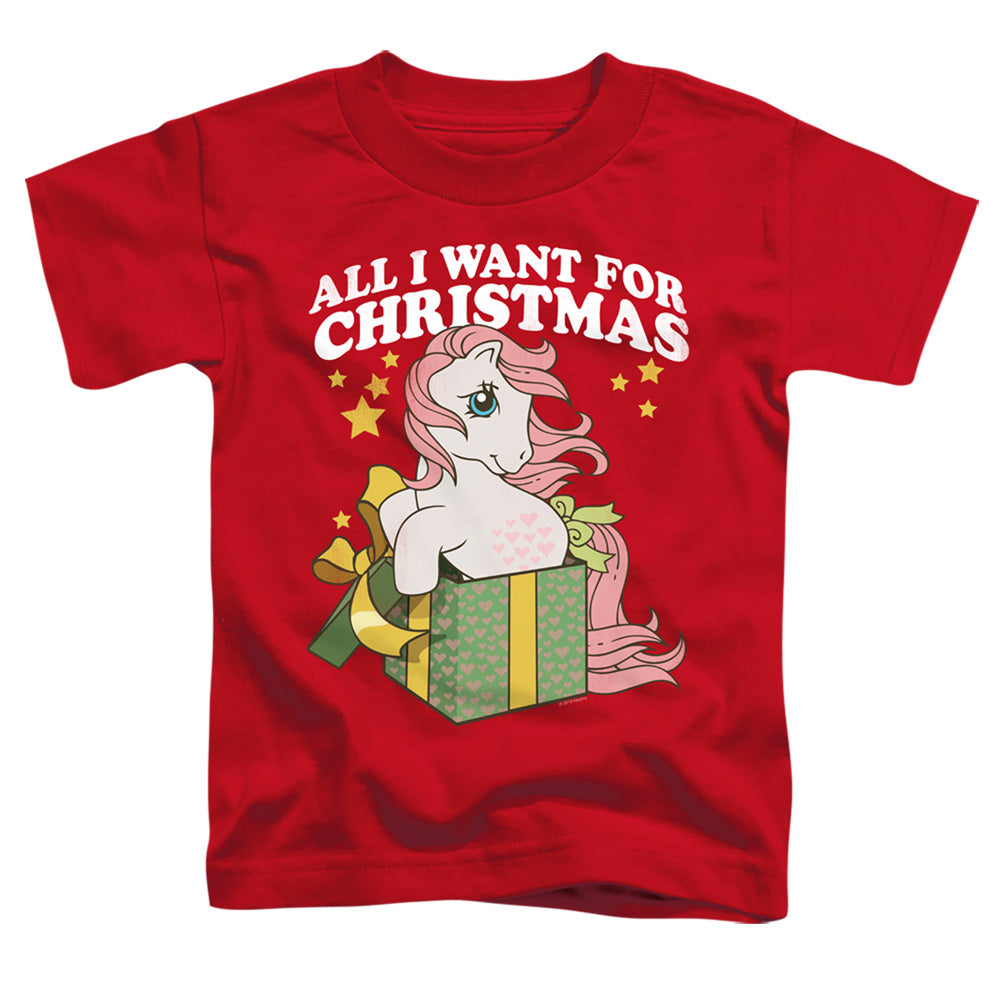 My Little Pony Retro All I Want Toddler Kids Youth T Shirt Red Officially Licensed