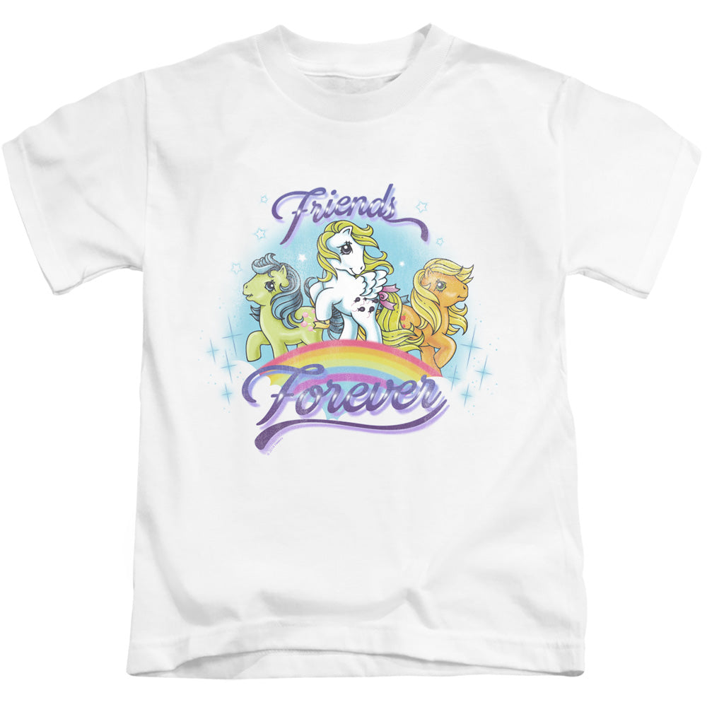 My Little Pony Retro Friends Forever Juvenile Kids Youth T Shirt White Officially Licensed
