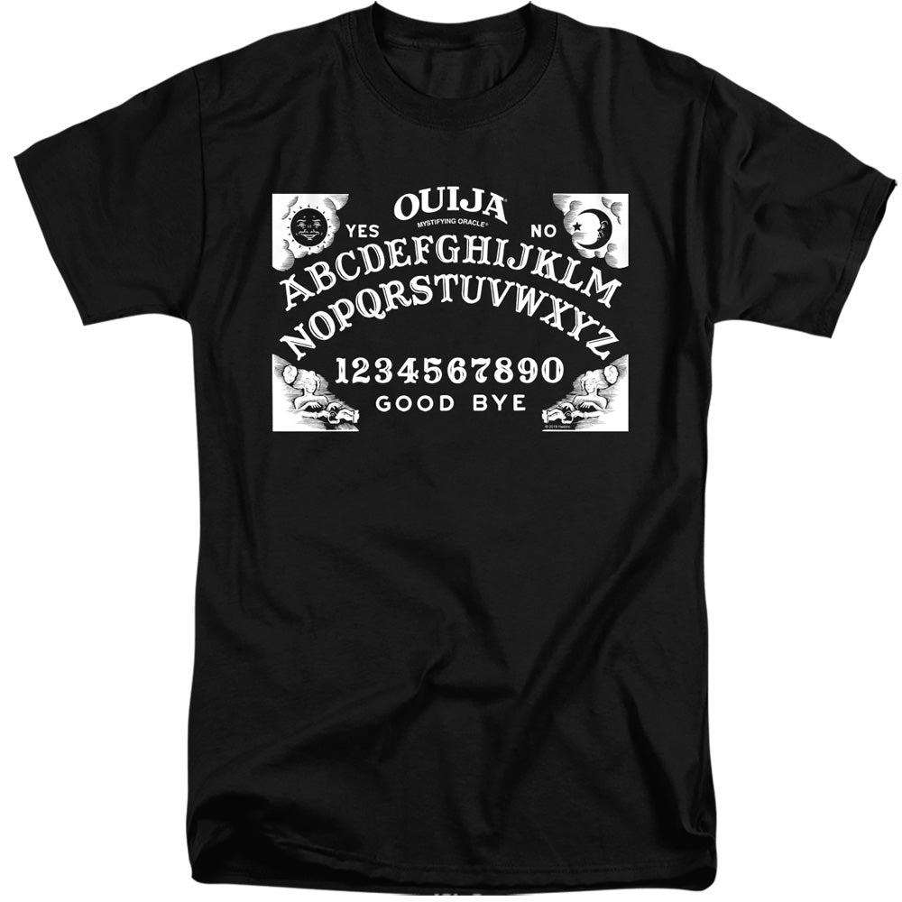 Ouija Board On Black Mens Tall T Shirt Black Officially Licensed