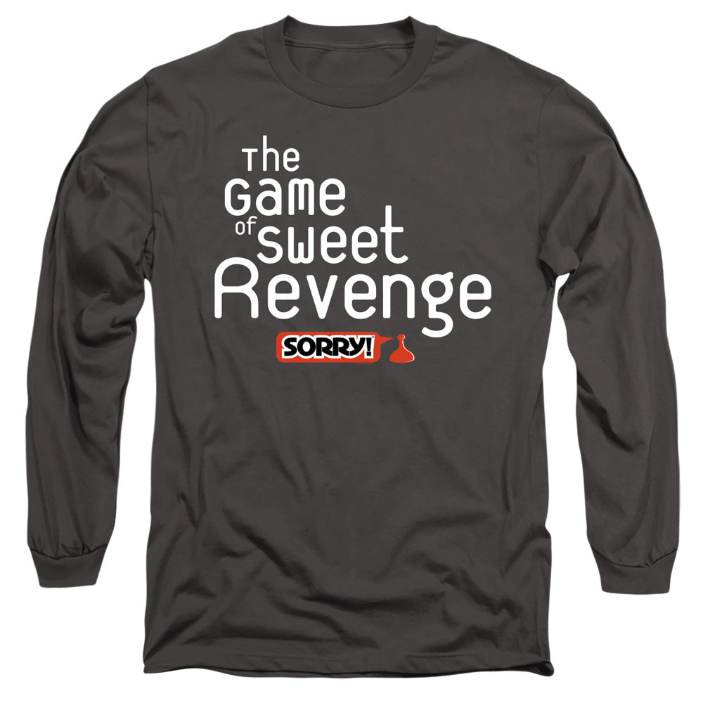 Sorry Sweet Revenge Mens Long Sleeve Shirt Charcoal Officially Licensed