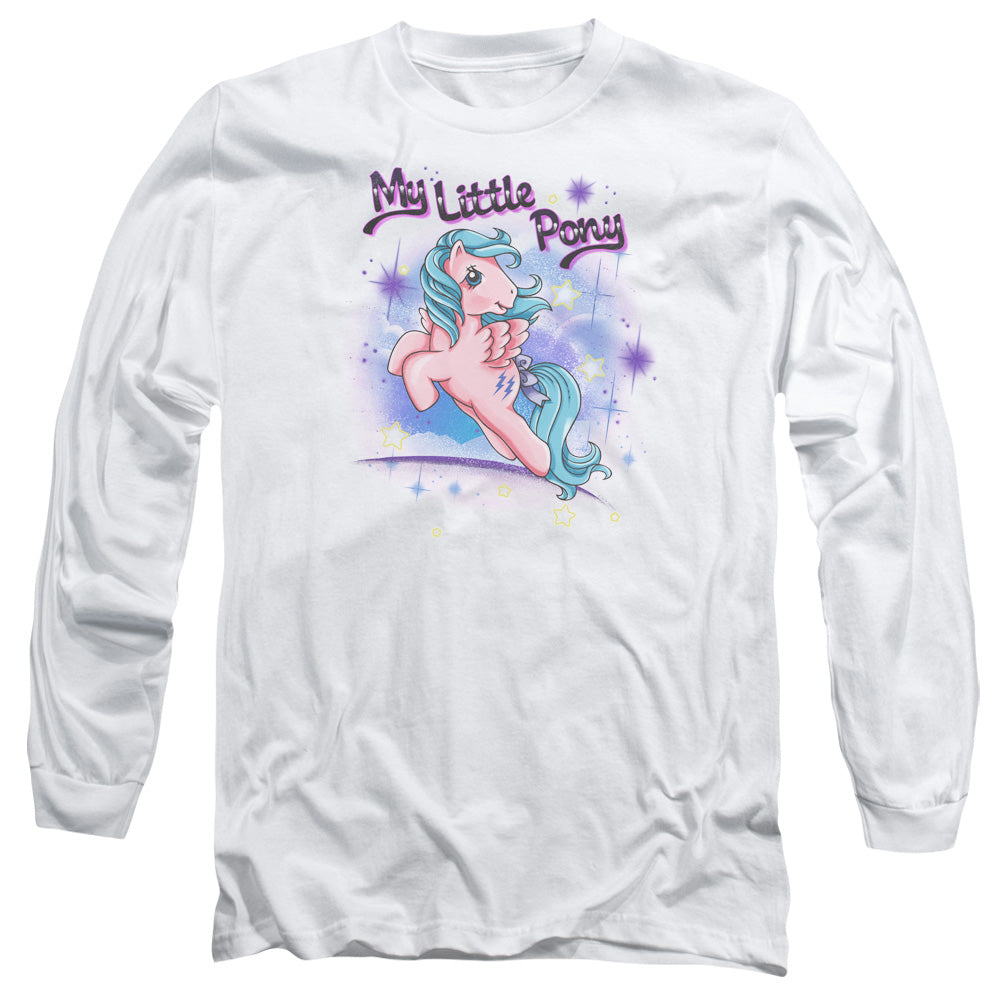 My Little Pony Retro Firefly Mens Long Sleeve Shirt White Officially Licensed