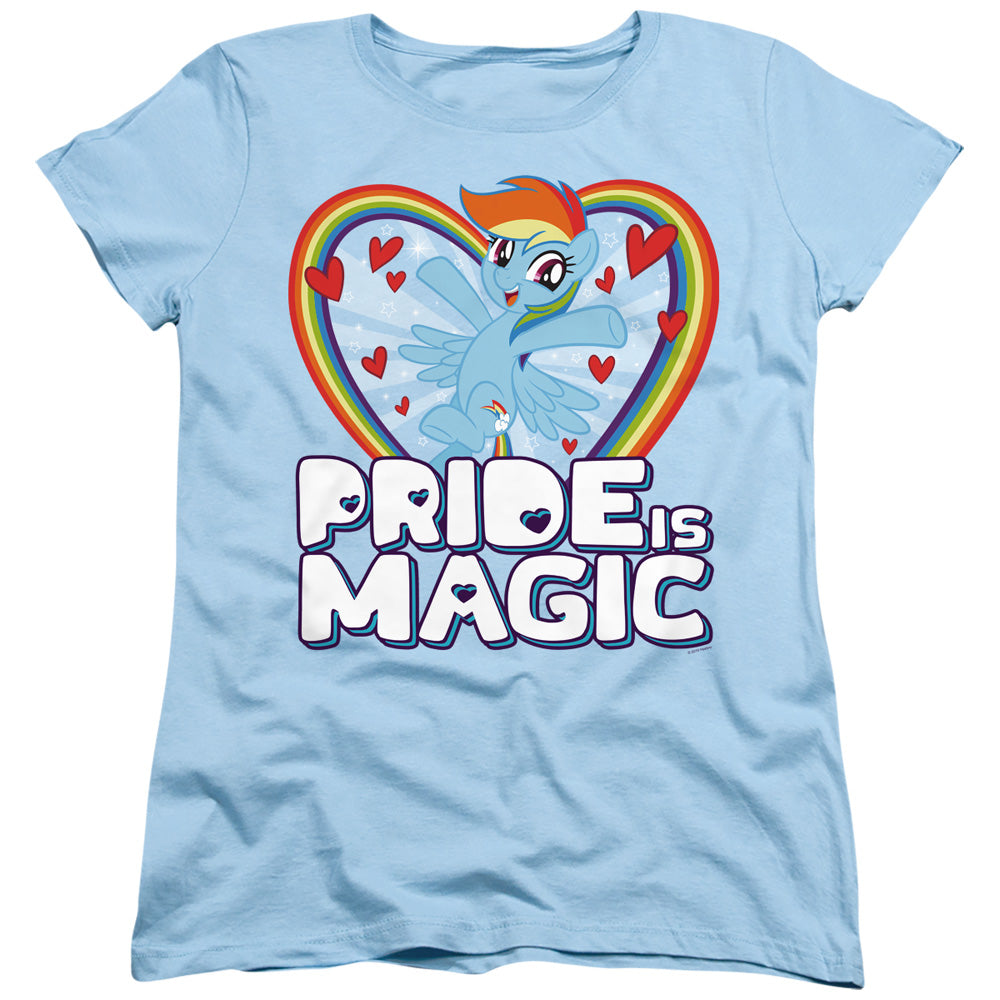 My Little Pony Tv Pride is Magic Womens T Shirt Light Blue Officially Licensed