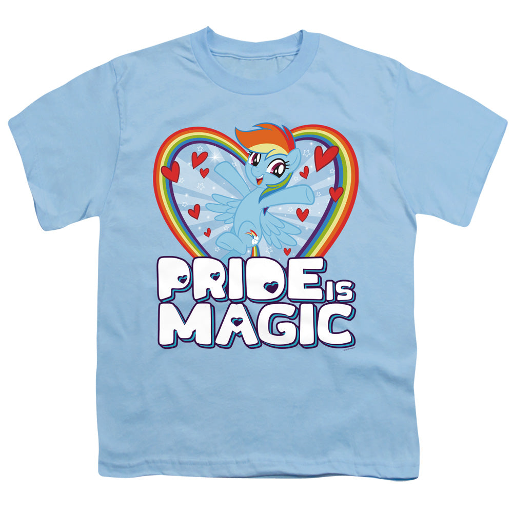 My Little Pony Tv Pride is Magic Kids Youth T Shirt Light Blue Officially Licensed