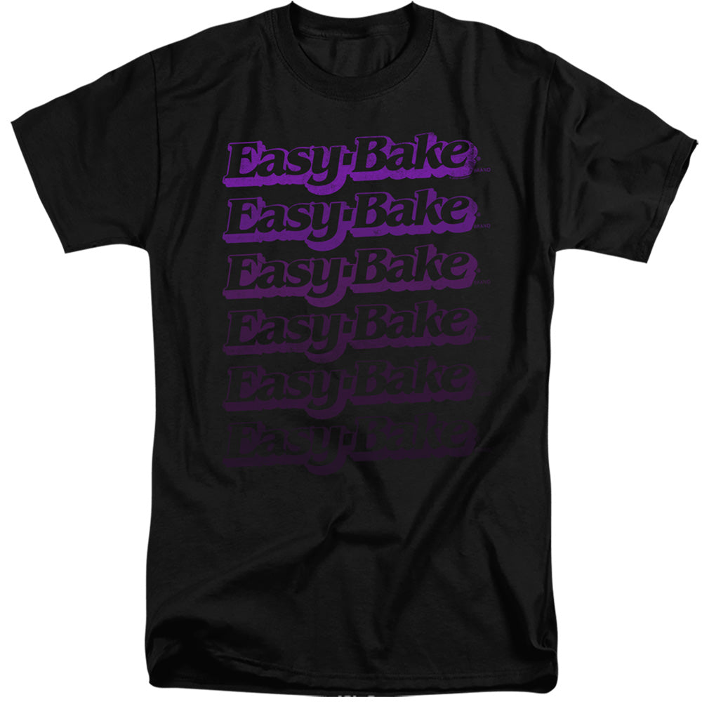 Easy Bake Oven Faded Mens Tall T Shirt Black Officially Licensed