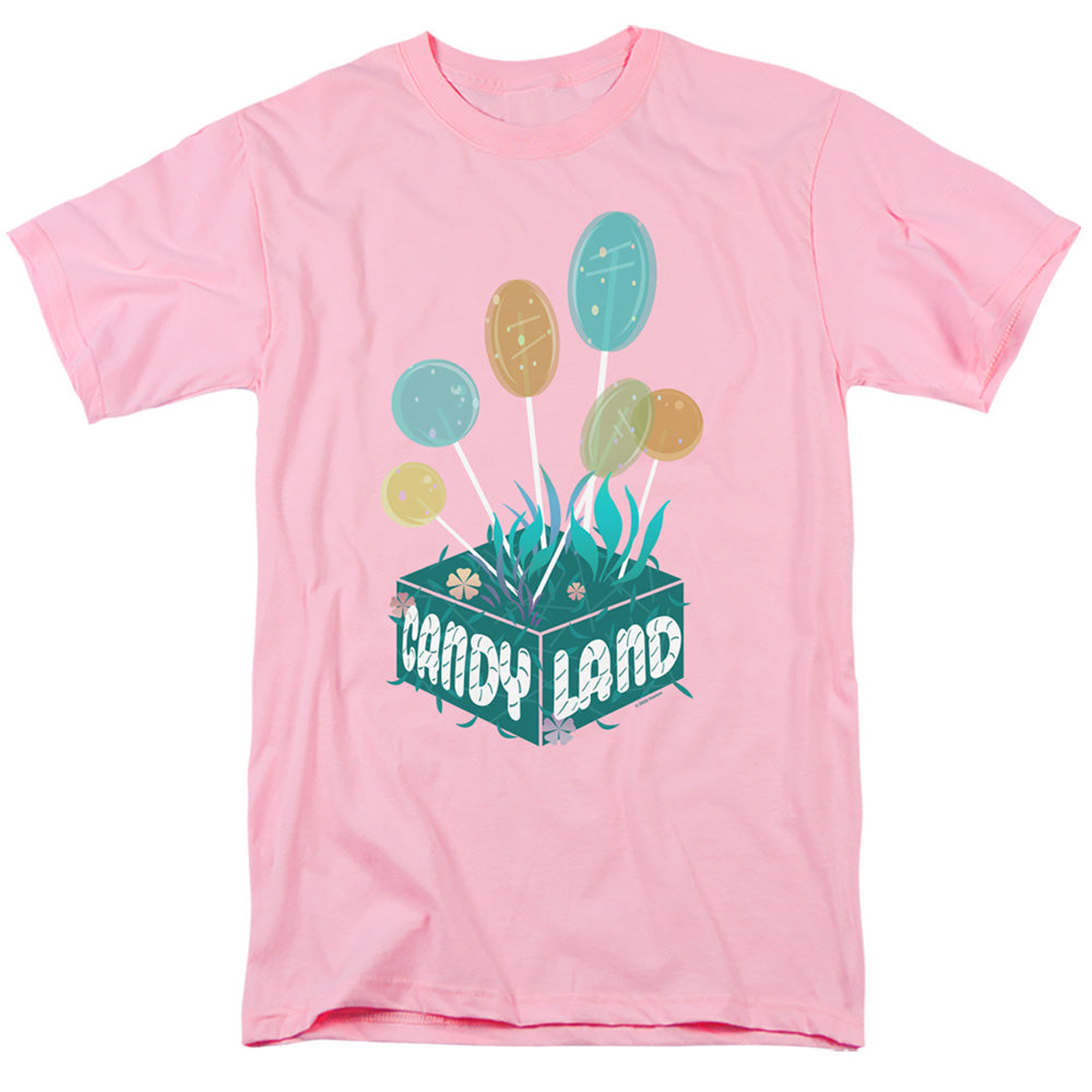 Candy Land Isometric Lollipop Block Mens T Shirt Pink Officially Licensed