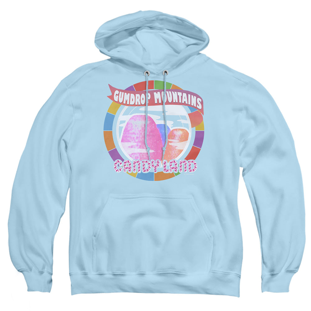 Candy Land Gumdrop Mountains Mens Hoodie Light Blue Officially Licensed