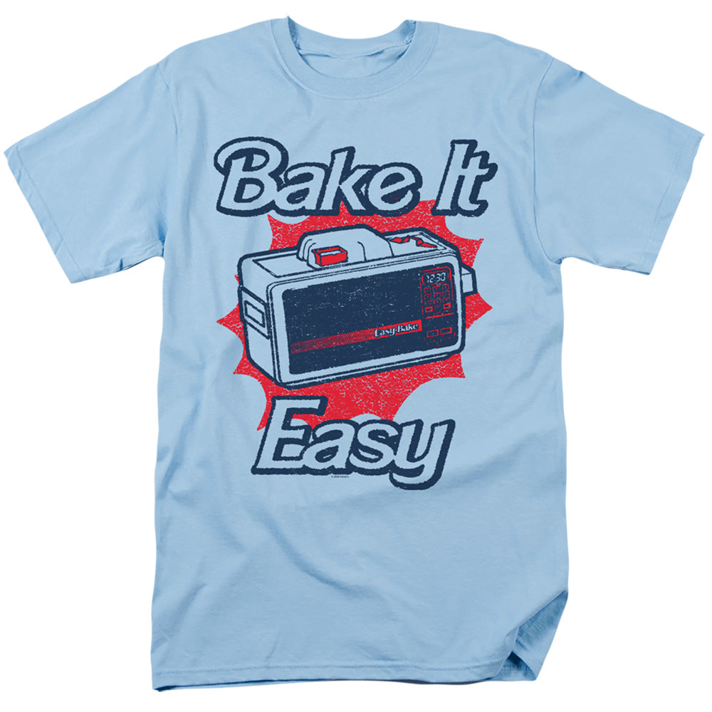 Easy Bake Oven Bake It Easy Mens T Shirt Light Blue Officially Licensed