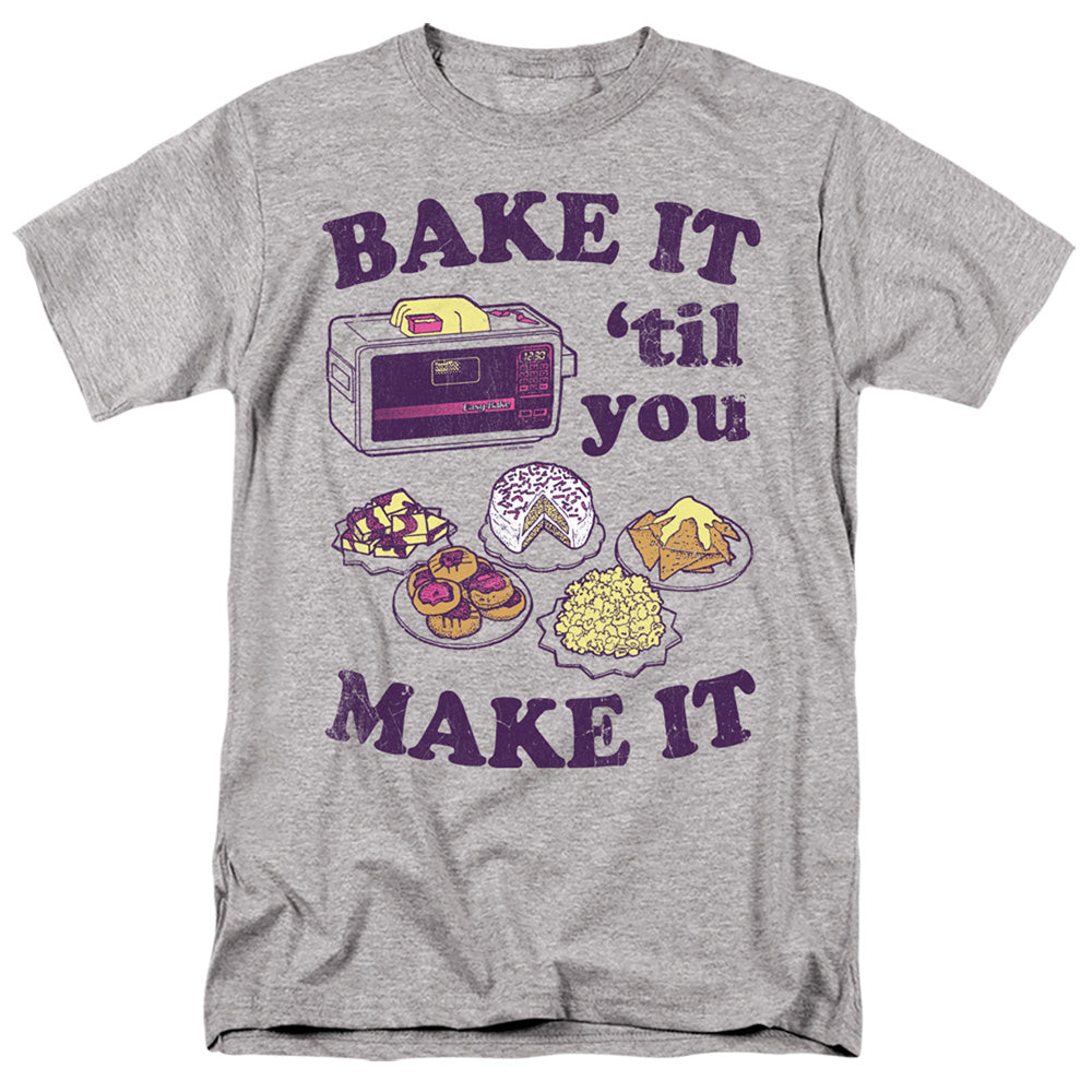Easy Bake Oven Bake It Til You Make It Mens T Shirt Athletic Heather Officially Licensed
