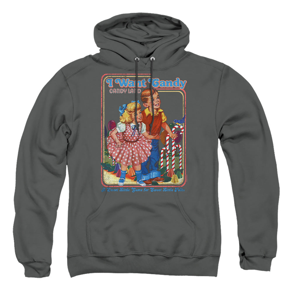 Candy Land I Want Candy Mens Hoodie Black Officially Licensed