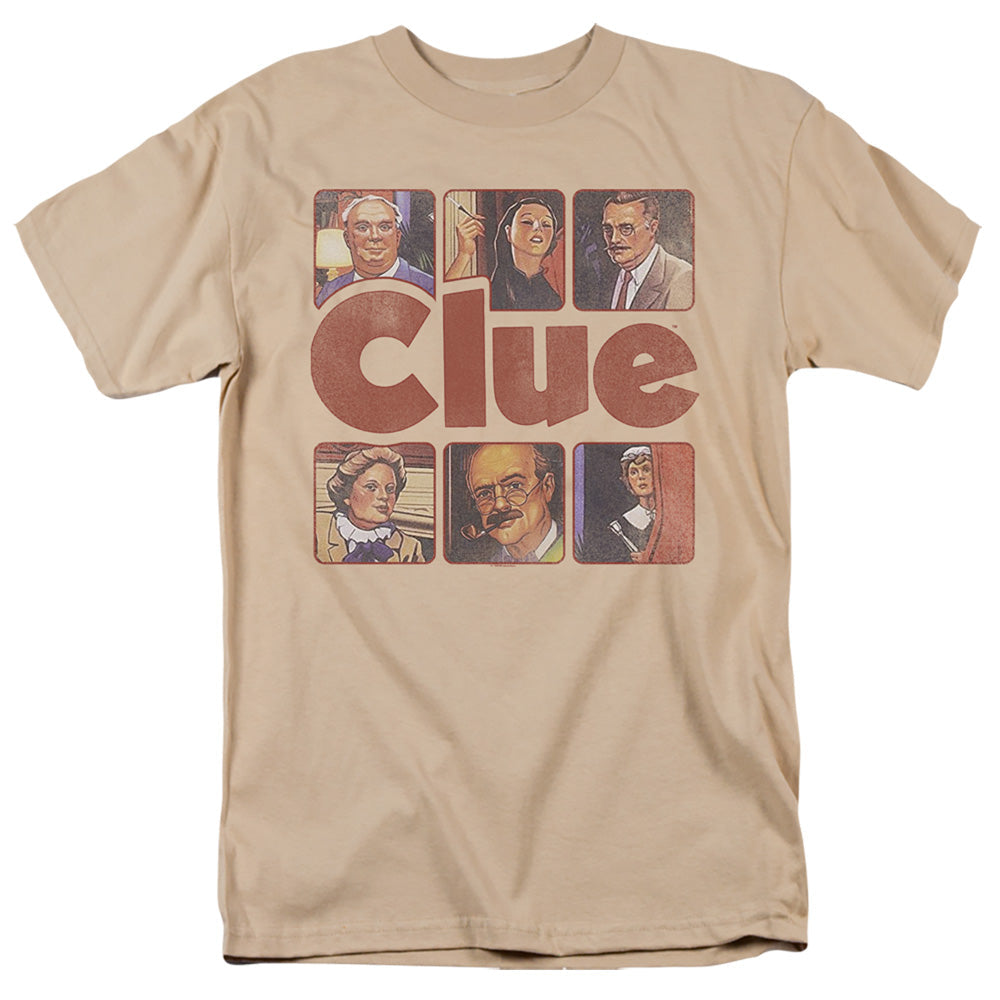 Clue Clue 1986 Mens T Shirt Sand Officially Licensed