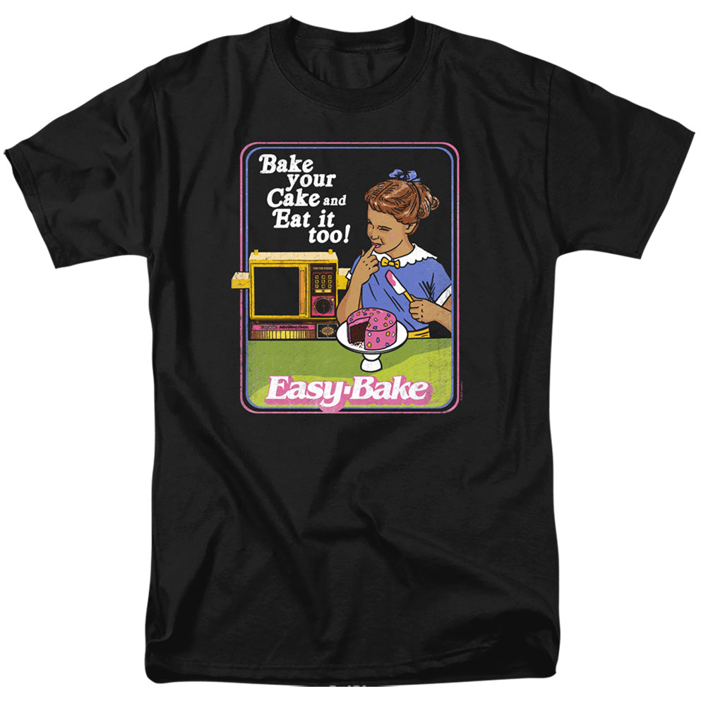 Easy Bake Oven Bake Your Cake Mens T Shirt Black Officially Licensed