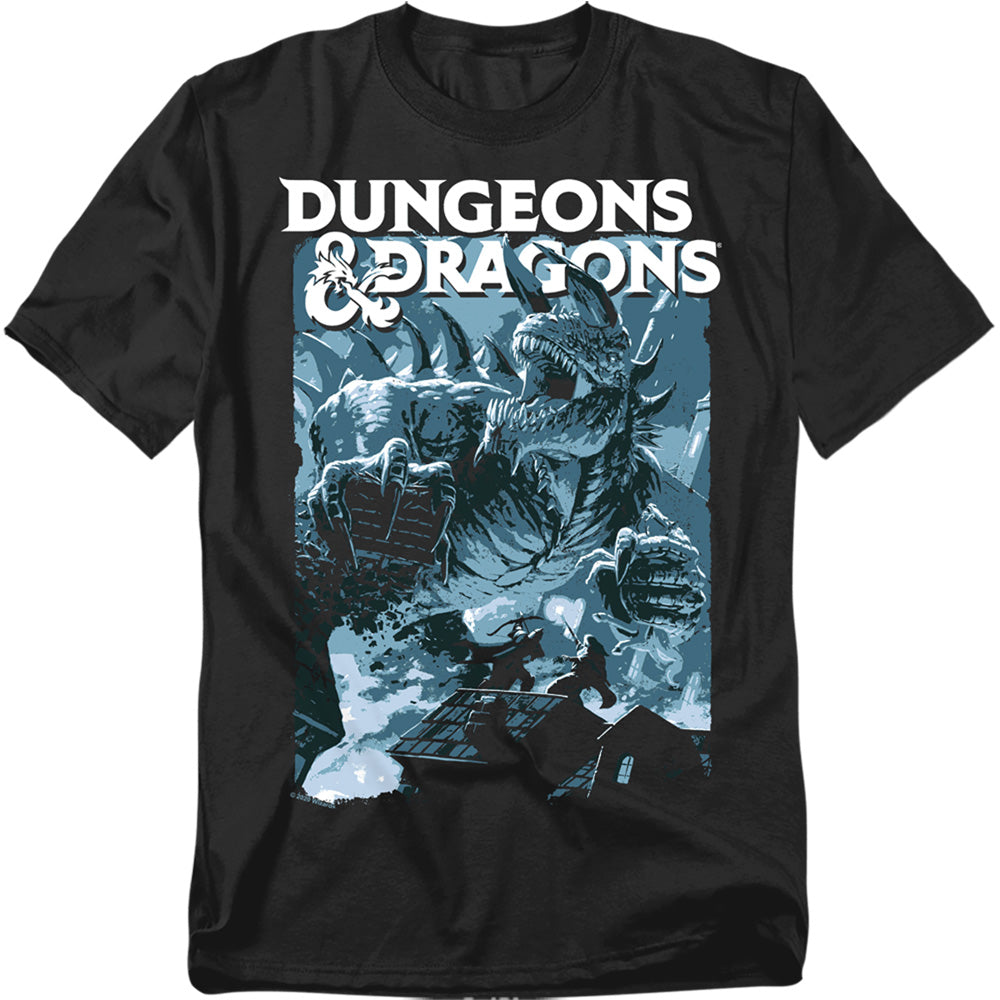 Dungeons And Dragons Tarrasque Mens T Shirt Black Officially Licensed