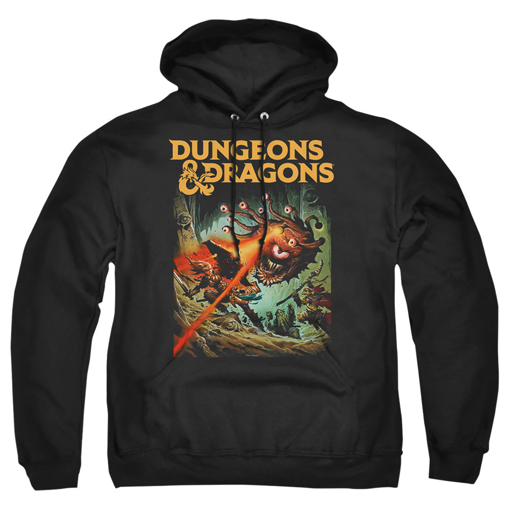 Dungeons And Dragons Beholder Strike Mens Hoodie Black Officially Licensed