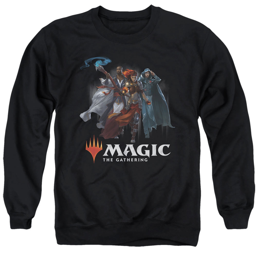 Magic The Gathering Planeswalkers Mens Crewneck Sweatshirt Black Officially Licensed