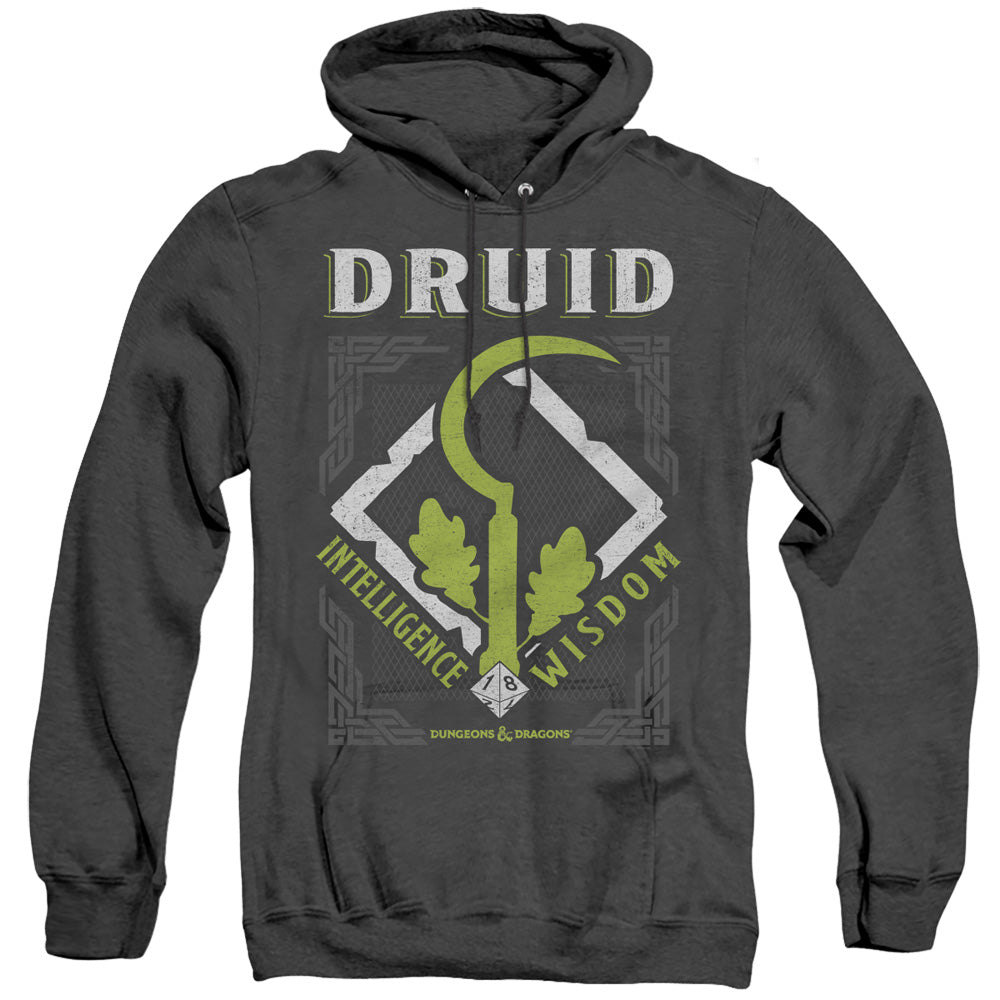Dungeons And Dragons Druid Heather Mens Hoodie Black Officially Licensed