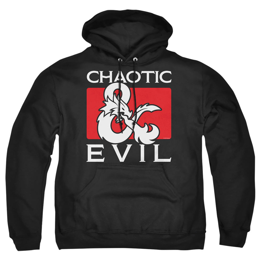 Dungeons And Dragons Chaotic Evil Mens Hoodie Black Officially Licensed