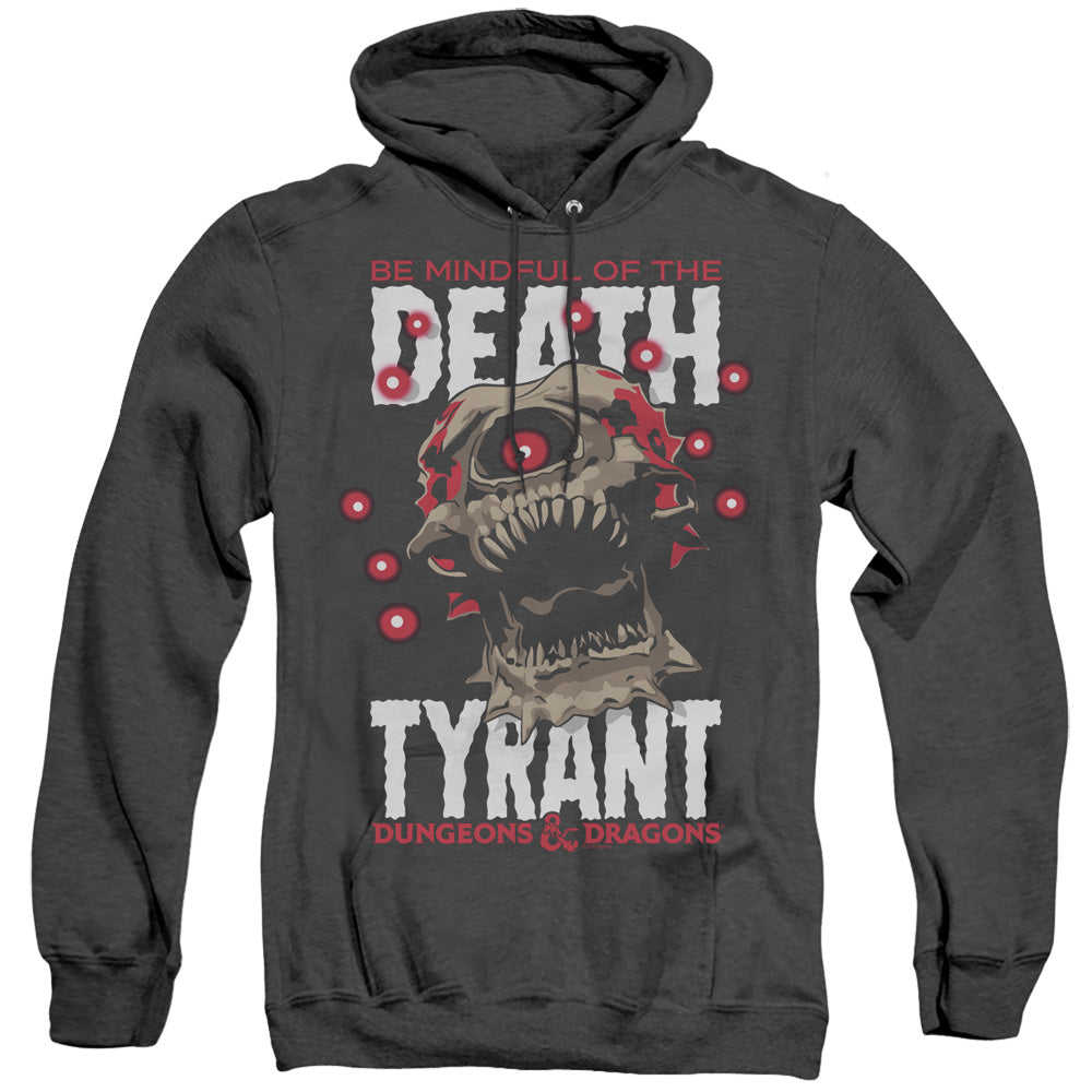 Dungeons And Dragons Death Tyrant Mens Heather Hoodie Black Officially Licensed