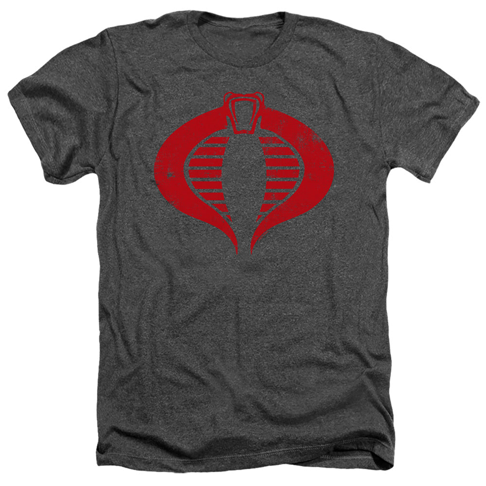 G.I. Joe Cobra Logo Heather Mens T Shirt Black Officially Licensed