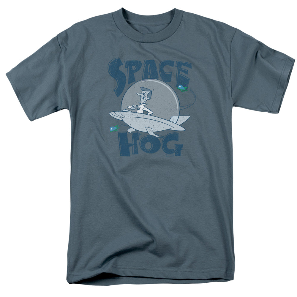 Jetsons Space Hog Mens T Shirt Slate Officially Licensed