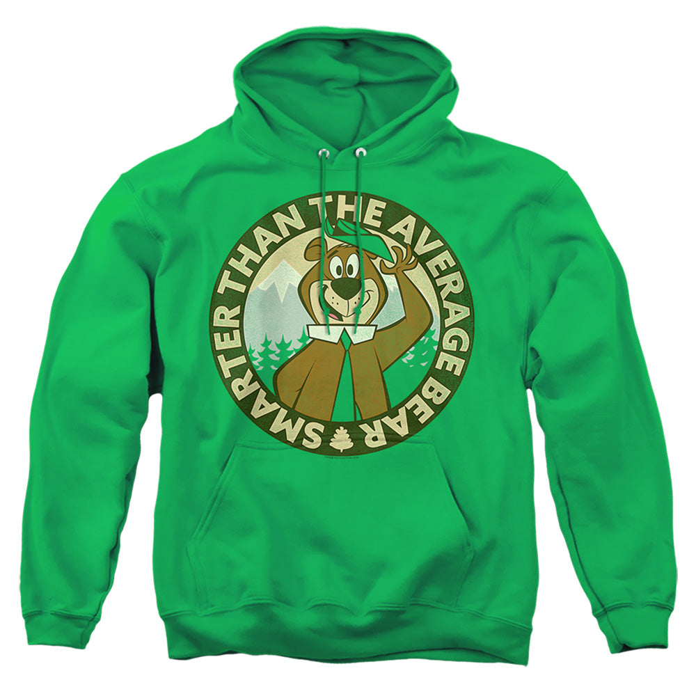 Yogi Bear Arter Than Average Mens Hoodie Kelly Green Officially Licensed