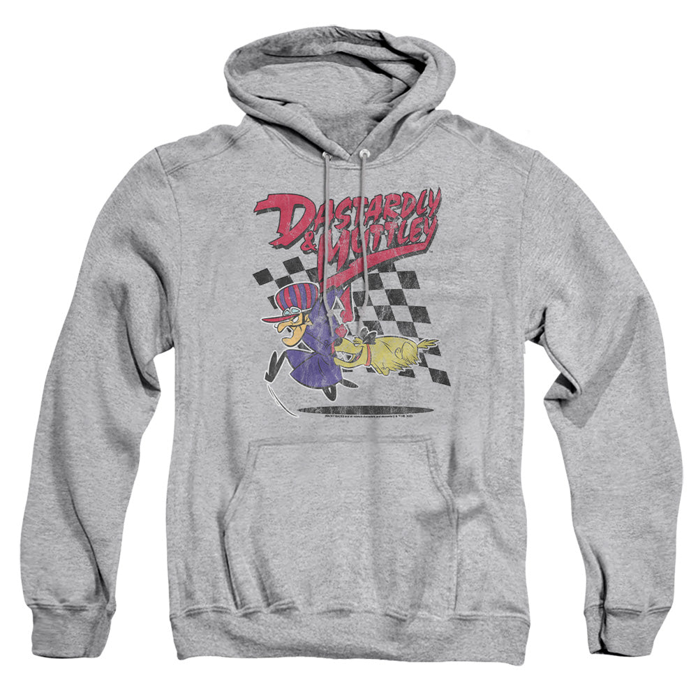 Wacky Races Dastardly & Muttley 1 Mens Hoodie Athletic Heather Officially Licensed