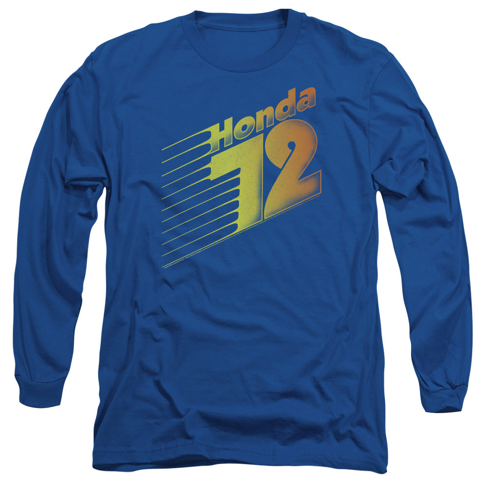 Honda Good Ol 72 Mens Long Sleeve Shirt Royal Officially Licensed