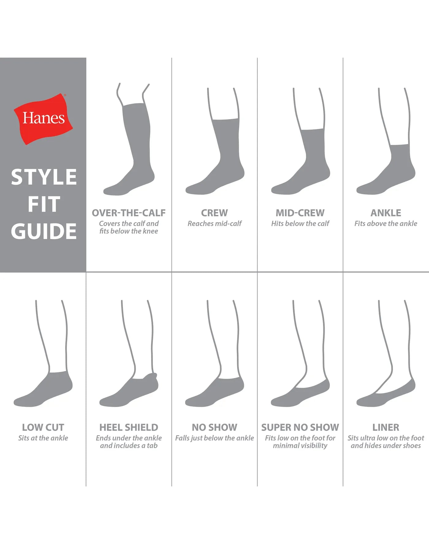 Hanes Double Tough Men's Over-the-Calf Tube Socks, Odor Protection, 12 Pairs
