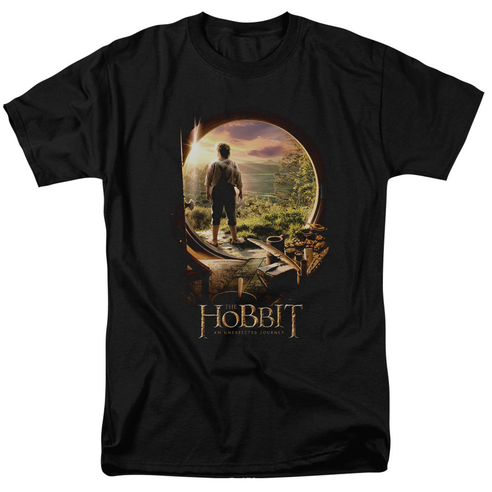 The Hobbit The Hobbit in Door Mens T Shirt Black Officially Licensed