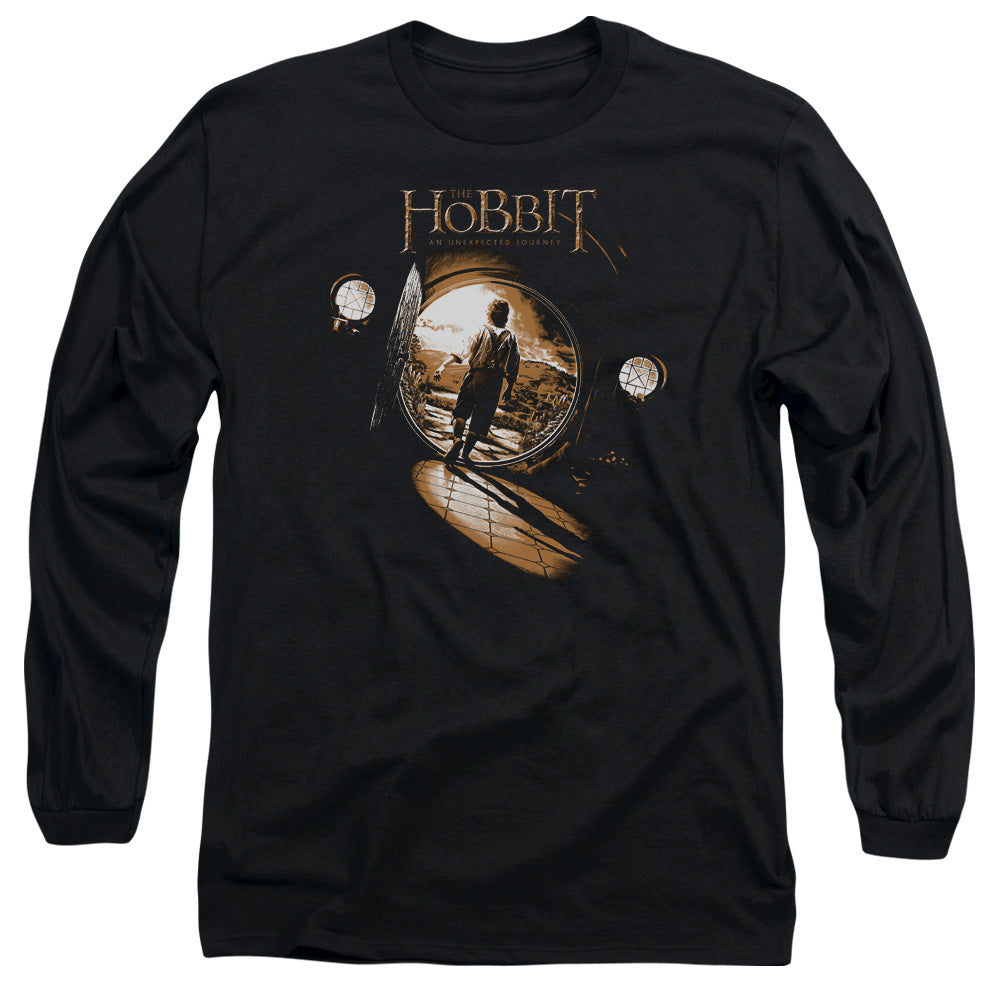 The Hobbit Hobbit Hole Mens Long Sleeve Shirt Black Officially Licensed