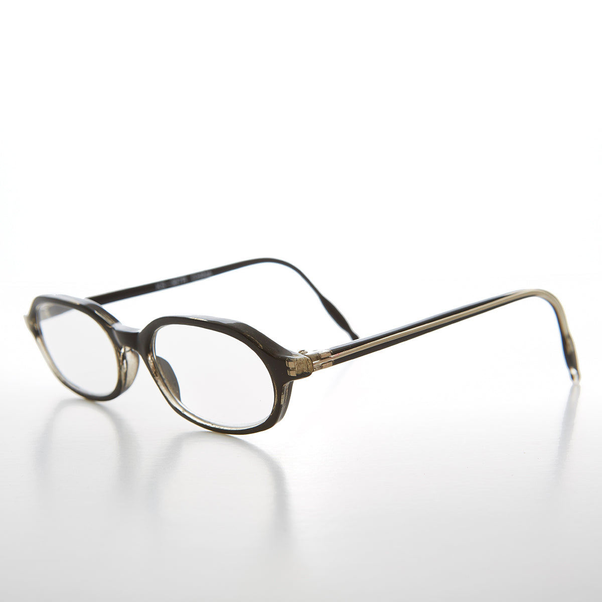 Small Oval Half Frame Reading Glasses - Holly