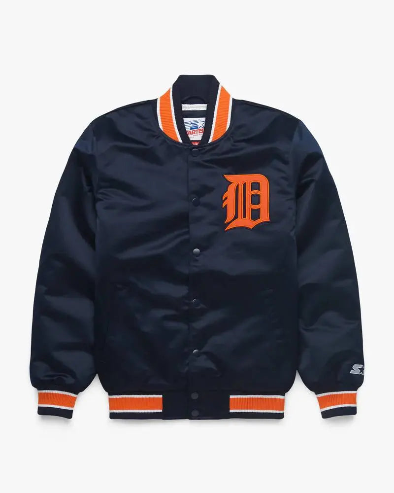 HOMAGE X Starter Tigers Heavyweight Satin Jacket