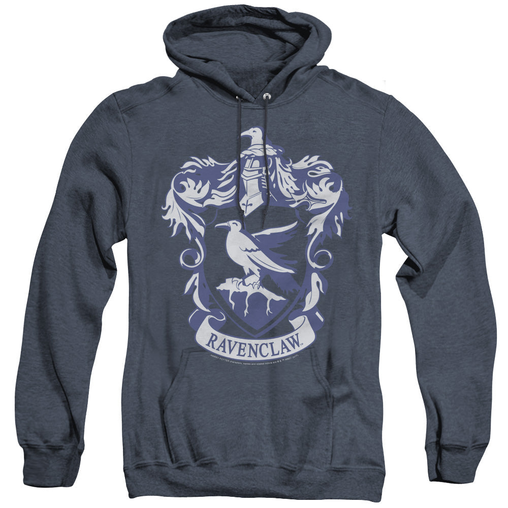 Harry Potter Ravenclaw Crest Heather Mens Hoodie Navy Officially Licensed