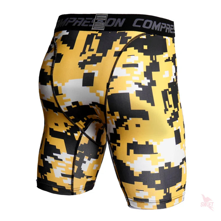 Camo Pixel Compression Shorts