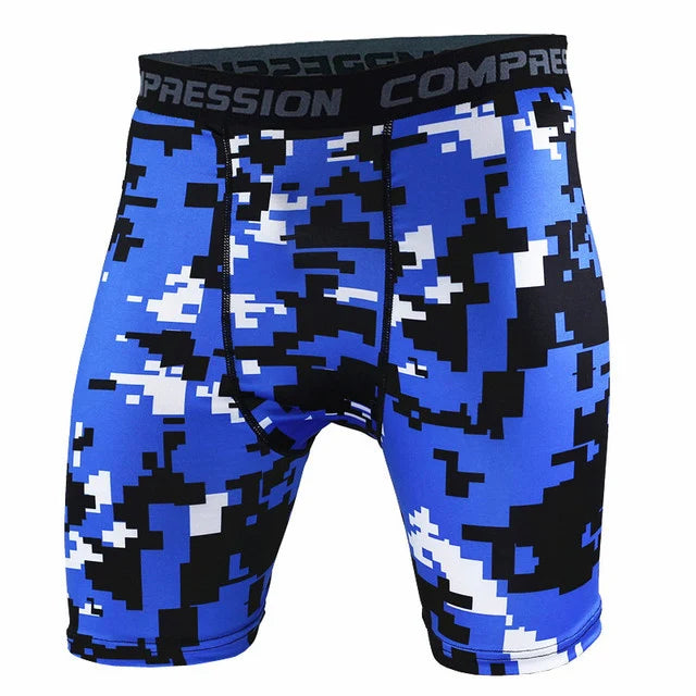 Camo Pixel Compression Shorts
