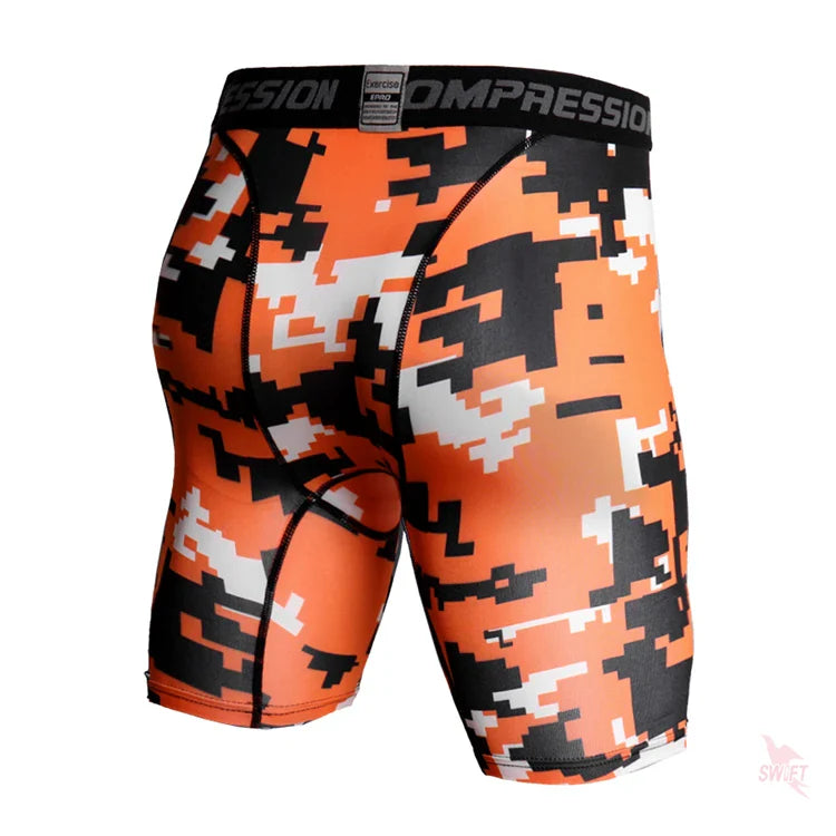 Camo Pixel Compression Shorts
