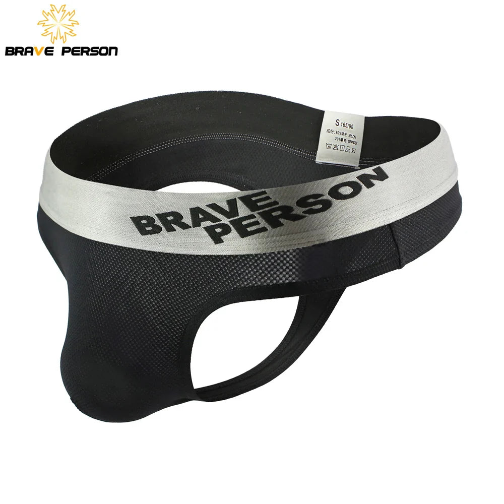 Brave Person New Arrival Men's Thongs G Strings Sexy Men Underwear Thong Underpants Man Bikini Briefs Jockstrap