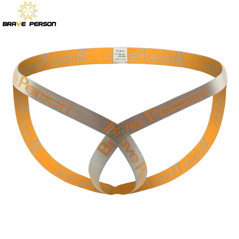 Brave Person Men’s Nylon-Spandex Jockstrap – Breathable Athletic Support Underwear