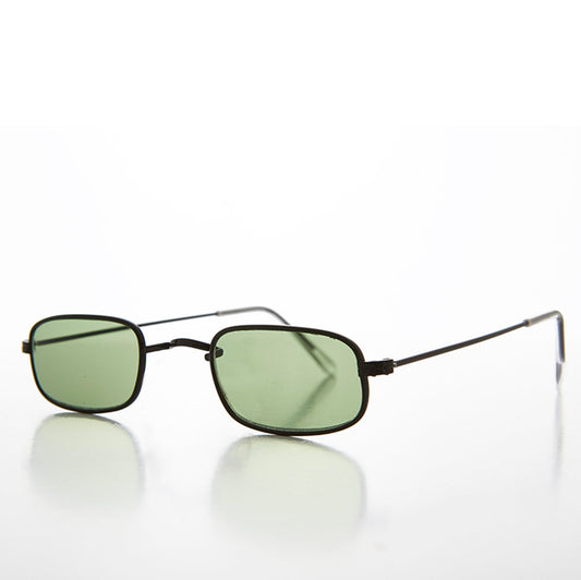 Rectangle Tinted Lens Hippy Vintage Sunglass - Hulu
