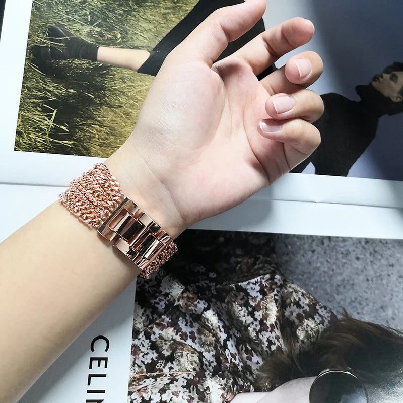 Apple Watch Stainless Steel Band Strap Chain Link Design