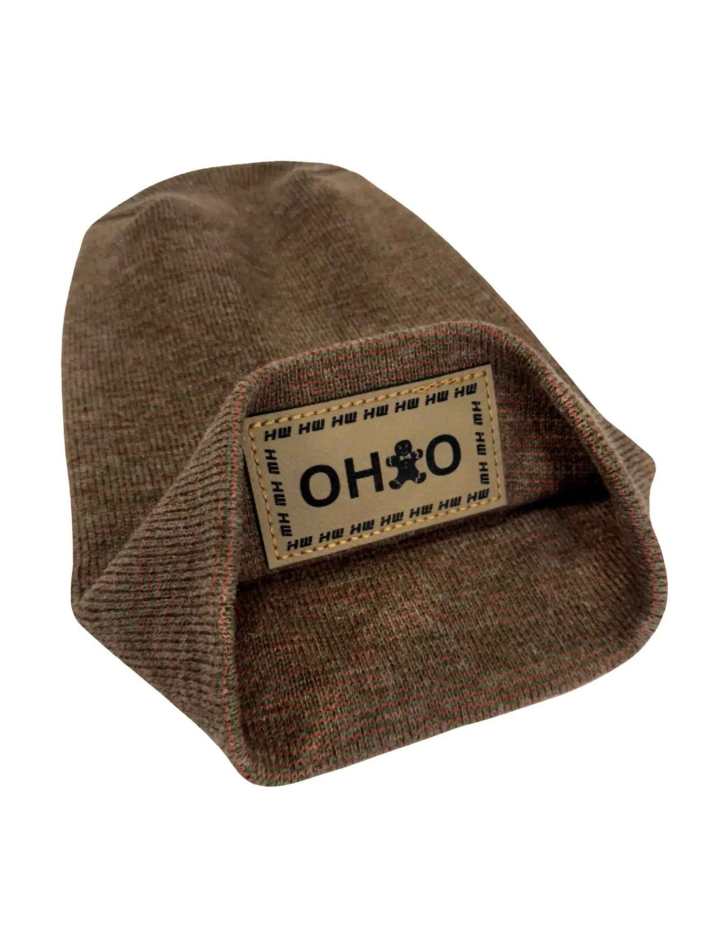 Haakwear H-Stitch Beanie Ohio, The Brown's Cookie Edition - Exclusive Christmas Hat Collection Burgundy / Green