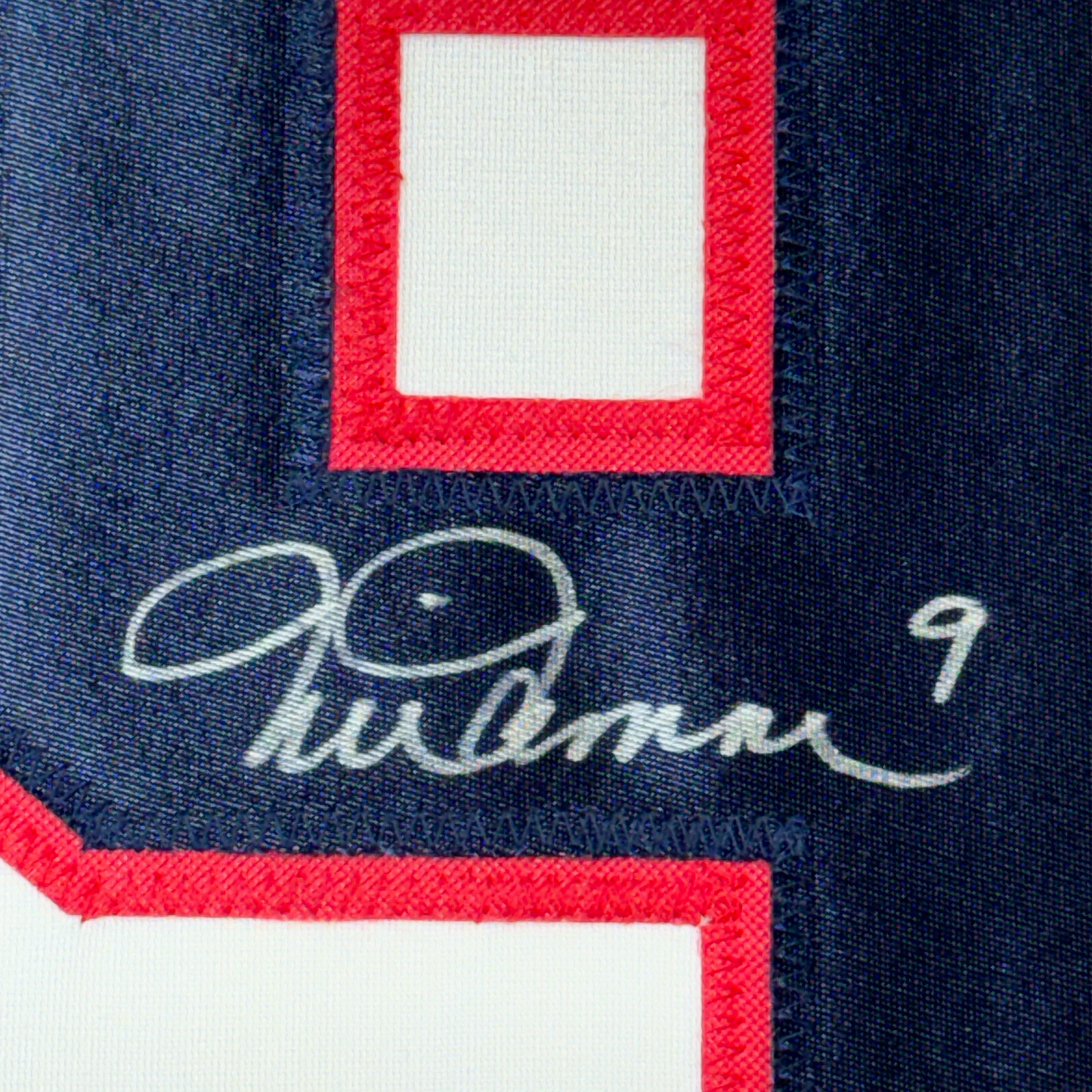 Framed Autographed/Signed Mia Hamm 35x39 White Soccer Team USA United States World Cup Jersey Beckett BAS COA