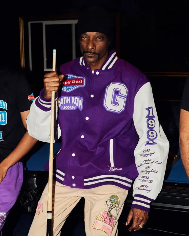 Happy Dad x Death Row Varsity Jacket