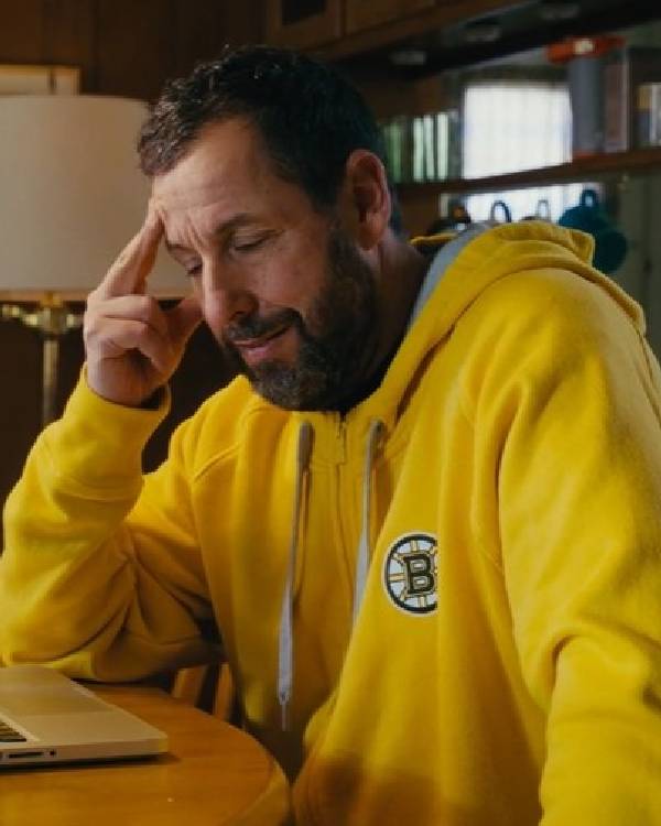 Happy Gilmore 2 Adam Sandler Boston Yellow Hoodie