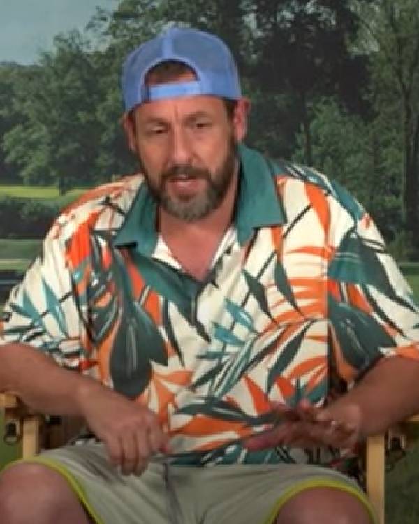 Happy Gilmore 2 Adam Sandler Hawaiian Polo Shirt