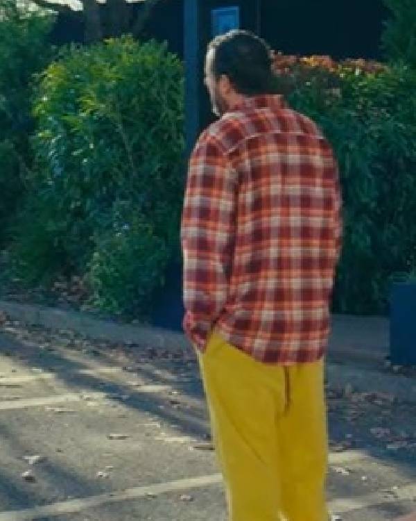 Happy Gilmore 2 Adam Sandler Plaid Check Shirt