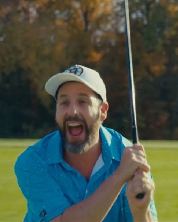 Happy Gilmore 2 Adam Sandler Blue Polo Shirt